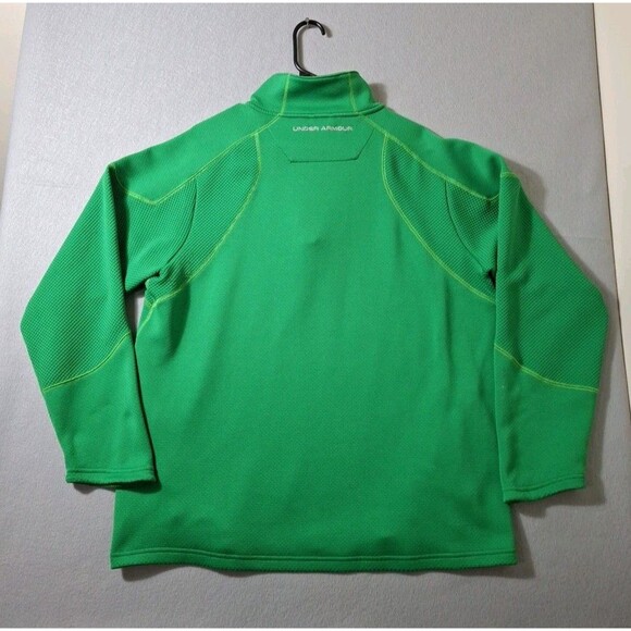Under Armour Fuego 1/4 Zip Men's XL Loose Fit Hulk Green Thermal Waffle - Picture 7 of 9